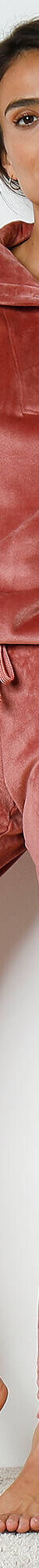 Pyjama velours stretch manches longues col boutonné (bois de rose) Pyjama velours stretch manches longues col boutonné (bois de rose)